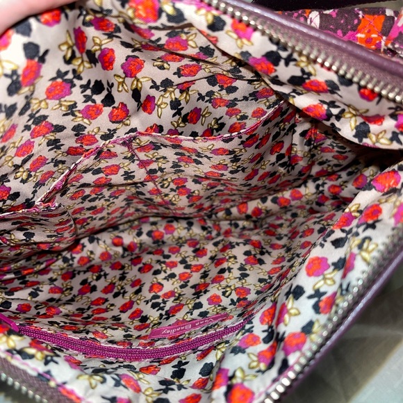 Vera Bradley Large Carson in pink plaid houndstooth - Picture 4 of 7